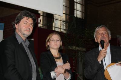 Joachim Zeller, MdEP, Katharina Hecht und Volker Liepelt.