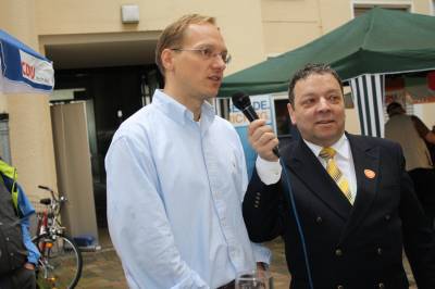 Der Wirtschaftsstadtrat von Mitte und Kandidat fr das Amt des Bezirksbrgermeisters, Carsten Spallek.